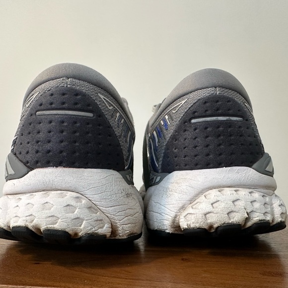 Brooks Adrenaline Gray and Navy Sneakers - Picture 2 of 8